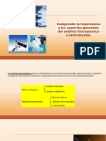 Comprende La Importancia y Los Aspectos Generales Del Análisis Fisicoquímico e Instrumental...