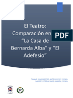 Comparación Entre El Adefesio y La Casa de Bernarda Alba