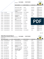 State Wise Hospital Report