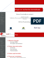 Initiation Statistiques Biomédicales - DR FOUCHER