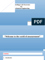 Metrology For Mechanical Sttudents