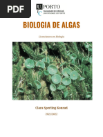 Biologia de Algas - Sebenta