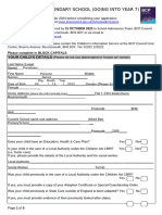 Secondary 2024 Application Form