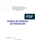 Unidad 3 - Análisis de Sistemas de Información