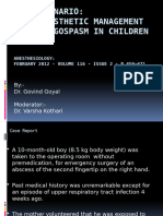 Laryngospasm in Children - Case Report & Discussion