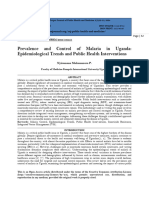 Prevalence and Control of Malaria in Uganda: Epidemiological Trends and Public Health Interventions (WWW - Kiu.ac - Ug)