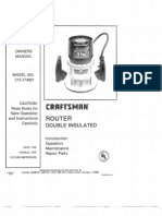 Craftman Router Manual