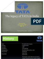 On The Legacy of TATA in India