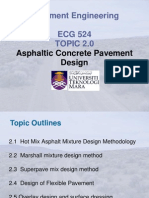 ECG524-Topic 2a-Asphaltic Concrete Pavement Design