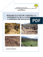 Rehabilitación de Andenes en San Juan de Iris