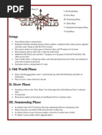 Setup:: A Quick Reference Sheet For