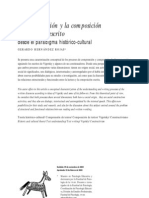 La Comprensión y La Composición Del Discurso Escrito