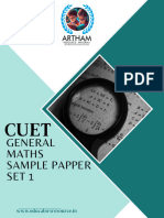 Common University Entrance Test General Maths 2024 Sample Paper With Solution On Latest Pattern