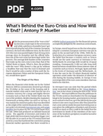 Behind The Euro Crisis