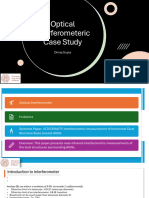 Optical Interferometeric Case Study