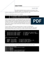 Ke Service Descriptor Table