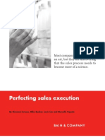 BAIN BRIEF Perfecting Sales Execution