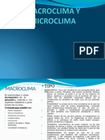 Macroclima y Microclima