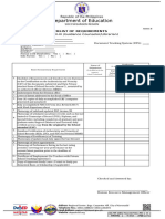 Erf Tii Tiii New Temp Checklist of Requirements