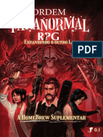 Expansão Do Outro Lado HomeBrew Ordem Paranormal O RPG