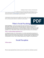 Why Is Social Psychology Important To Us?