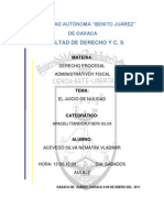 Procedimiento Contencioso Adminstativo o Juicio de Nulidad