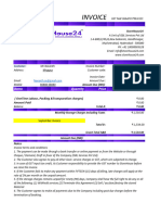 Store House 24 September Invoice