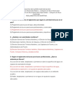 Banco de Preguntas Supervisor de Buceo Reglamentacion Maritima