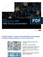 Abb Group Presentation - January 2011