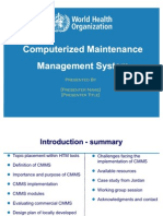 Cmms Training Module