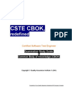 Cste Cbok Redefined