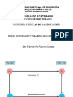 CLASE #8 - ESTADISTICA - Distribución T Student para Dos Muestras