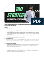 Top 100 Product Strategy Questions With Solutions