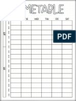 School Timetable