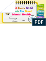 What Every Child Needs For Good Mental Health