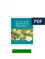 Immediate Download Doing Your Research Project: A Guide For First-Time Researchers 7th Edition Stephen Waters Ebooks 2024