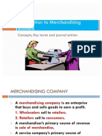 Introduction To Merchandising Business