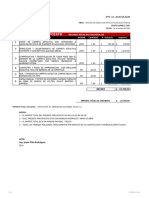 PRESUPUESTO Bacheo Asfalto Electrolux 14 Octubre 2020