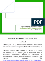 Tema 2. La Educación Ambiental. Principios Éticos