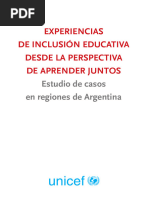 Texto Experincias de Inclusión Educativa Desde La Perspectiva de Aprender Juntos