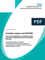 Unstable Angina and NSTEMI: The Early Management of Unstable Angina and non-ST-segment-elevation Myocardial Infarction