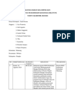 Agenda Harian Kelompok KKN