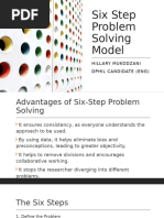 Six Step Problem Solving Model