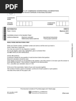 University of Cambridge International Examinations International General Certificate of Secondary Education