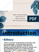 Computing & Ethics