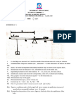 SS 3 Physis Mok 2 Pratical