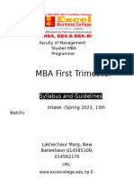 MBA 1st Syllabus & Gudielines-1