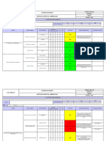 Matriz de Aspectos Ambientales Iper Ambiental Mantención Industrial Mantención de Equipos