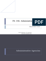 PA 146: Administrative Law: Illustrative Cases