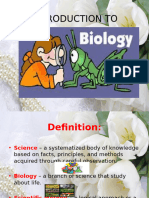 1 Introduction To Biology